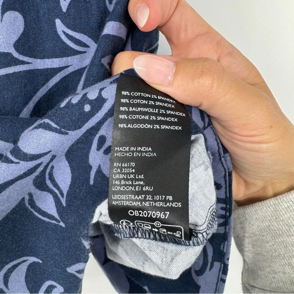NWT Free People Dear Delilah Mini Dress in Blue Skies Combo